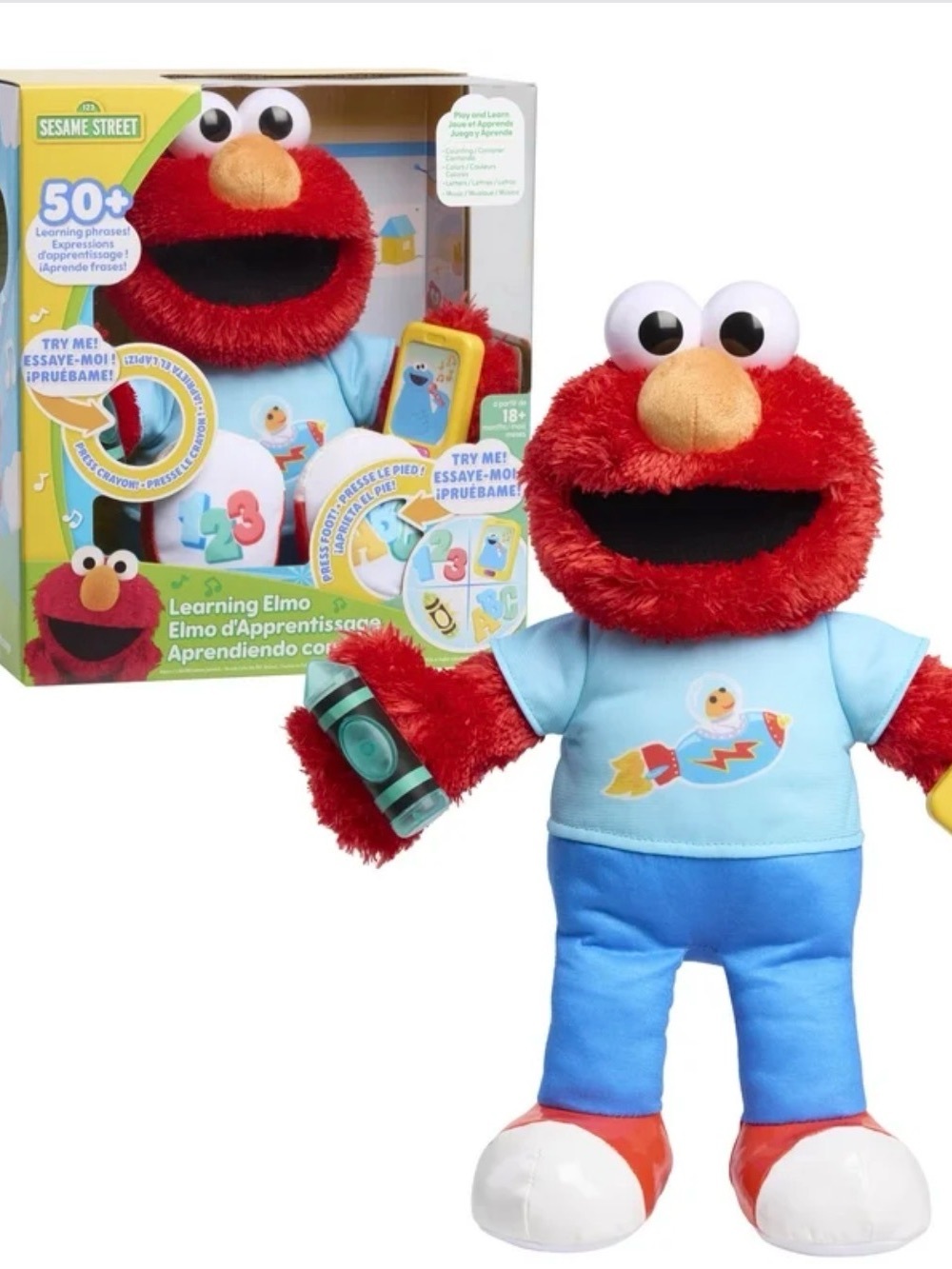 Sesame Street Elmo Plush Doll